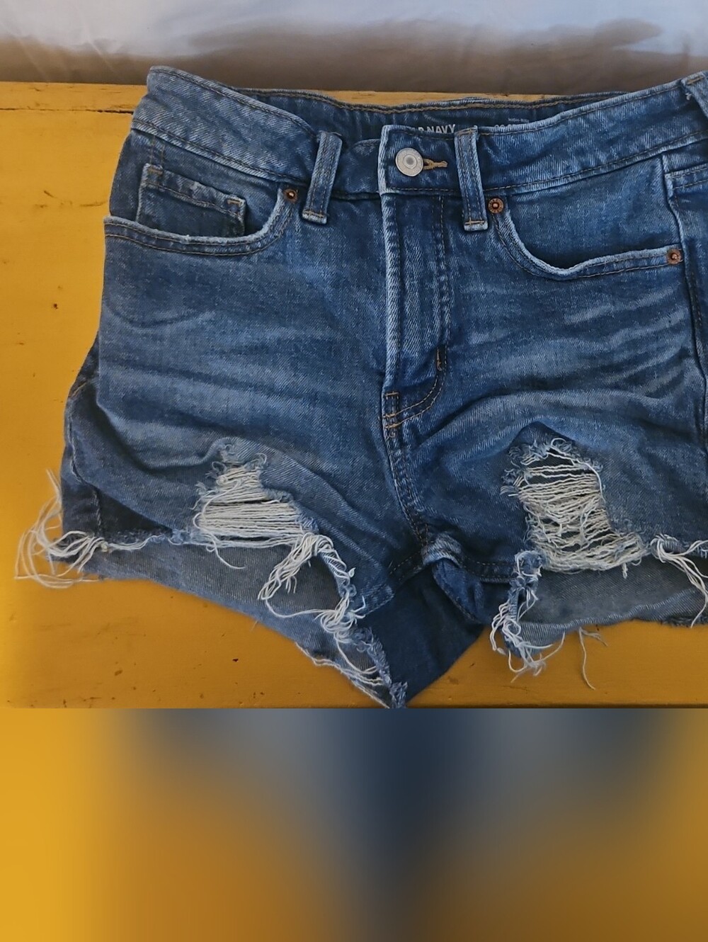 Old Navy Denim Distressed Women’s Shorts - Blue